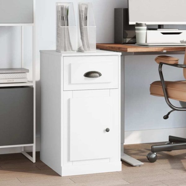 Side Cabinet with Drawer 40x50x75 cm Engineered Wood