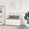 Bench 112.5×51.5×96.5 cm Solid Pine Wood