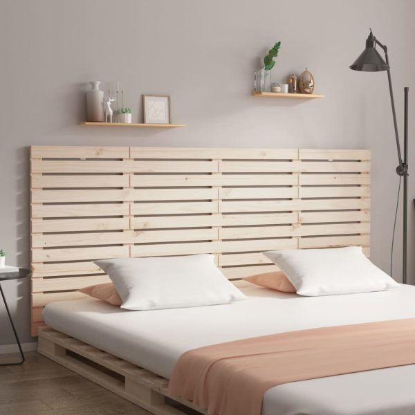 Wall Headboard Solid Wood Pine