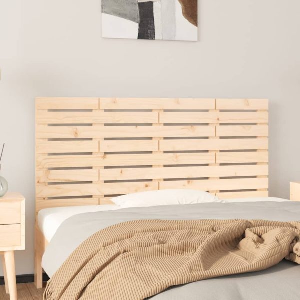 Wall Headboard Solid Wood Pine