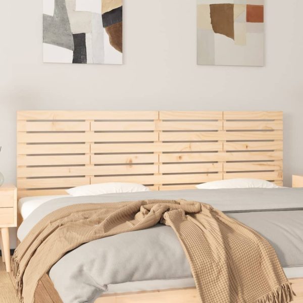 Wall Headboard Solid Wood Pine