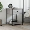 Bedside Table 44x45x58 cm Engineered Wood