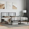 Metal Bed Frame with Headboard
