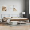 Metal Bed Frame with Headboard
