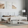 Metal Bed Frame with Headboard