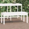 Garden Bench Solid Wood Pine