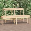 Garden Bench Solid Wood Pine