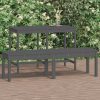 Garden Bench Solid Wood Pine