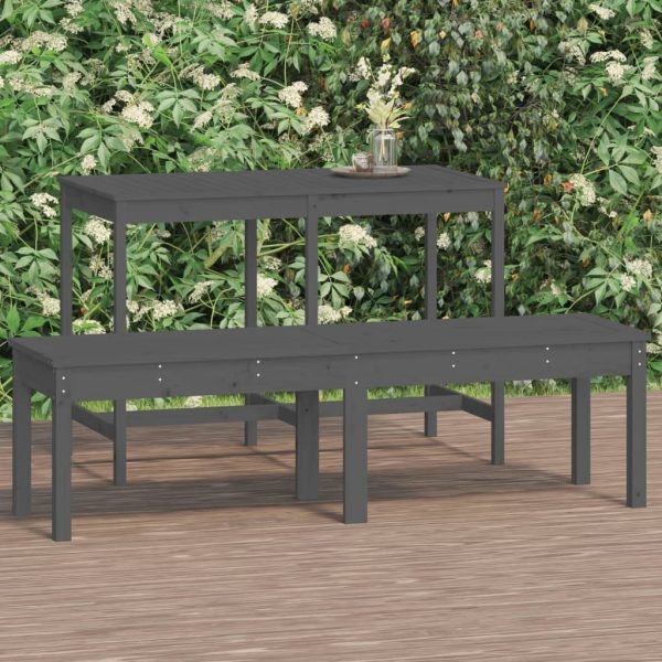 Garden Bench Solid Wood Pine