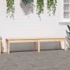 Garden Bench Solid Wood Pine