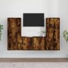 3 Piece TV Cabinet Set Engineered Wood