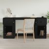 Desk with Cabinet Engineered Wood