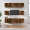 8 Piece TV Cabinet Set Engineered Wood