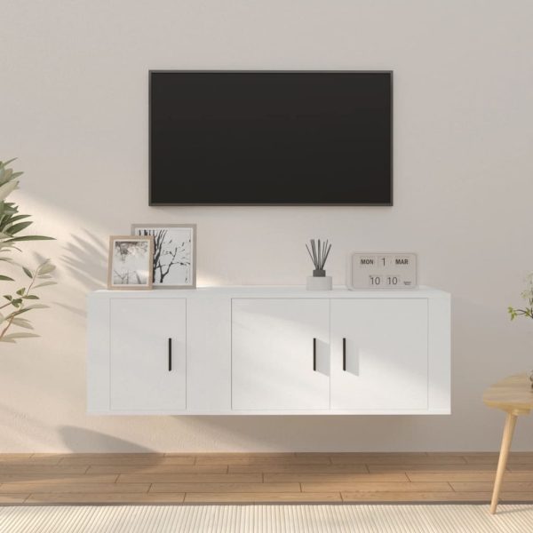 2 Piece TV Cabinet Set Engineered Wood