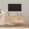 2 Piece TV Cabinet Set Engineered Wood