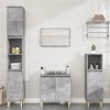 3 Piece Bathroom Furniture Set Engineered Wood