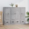 Highboards 3 pcs Engineered Wood