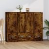 Highboards 3 pcs Engineered Wood