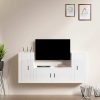 3 Piece TV Cabinet Set Engineered Wood