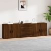 Sideboards 3 pcs Engineered Wood
