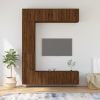 7 Piece TV Cabinet Set Engineered Wood