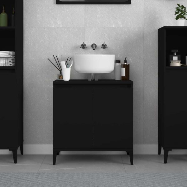 Sink Cabinet 58x33x60 cm Engineered Wood