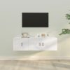 2 Piece TV Cabinet Set Engineered Wood