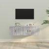 2 Piece TV Cabinet Set Engineered Wood