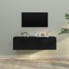 2 Piece TV Cabinet Set Engineered Wood