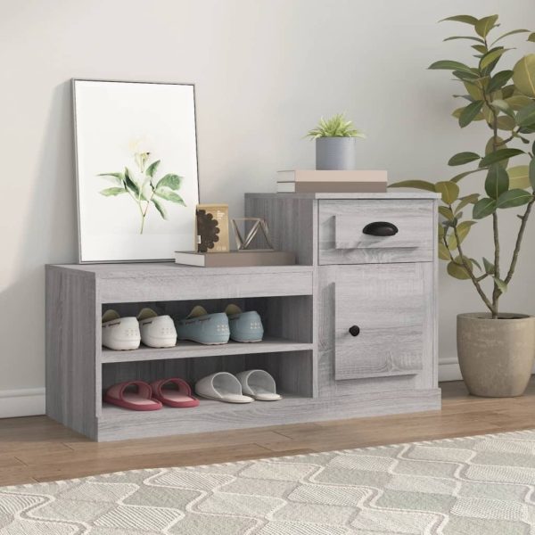 Shoe Cabinet 100x42x60 cm Engineered Wood