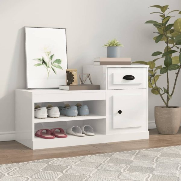 Shoe Cabinet 100x42x60 cm Engineered Wood