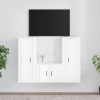 3 Piece TV Cabinet Set Engineered Wood