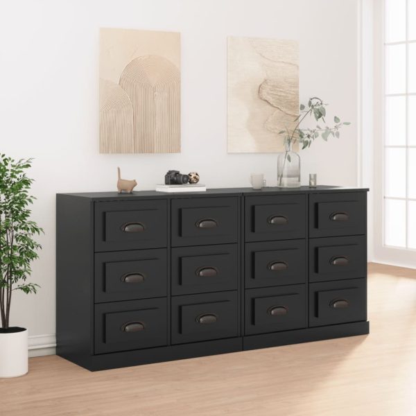 Sideboards 2 pcs Engineered Wood