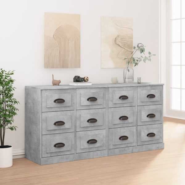 Sideboards 2 pcs Engineered Wood