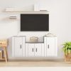 3 Piece TV Cabinet Set Engineered Wood