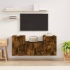 3 Piece TV Cabinet Set Engineered Wood