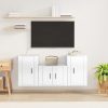 3 Piece TV Cabinet Set Engineered Wood