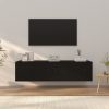 3 Piece TV Cabinet Set Engineered Wood