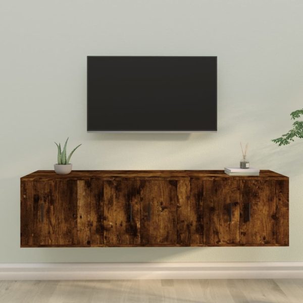 3 Piece TV Cabinet Set Engineered Wood