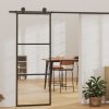 Sliding Door with Hardware Set ESG Glass&Aluminium