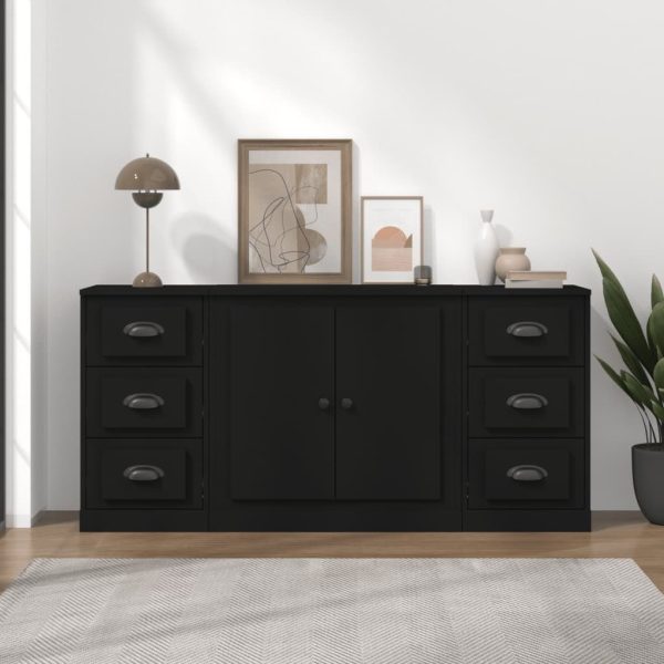 Sideboards 3 pcs Engineered Wood