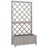Garden Trellis Planter 70x30x135 cm Solid Firwood