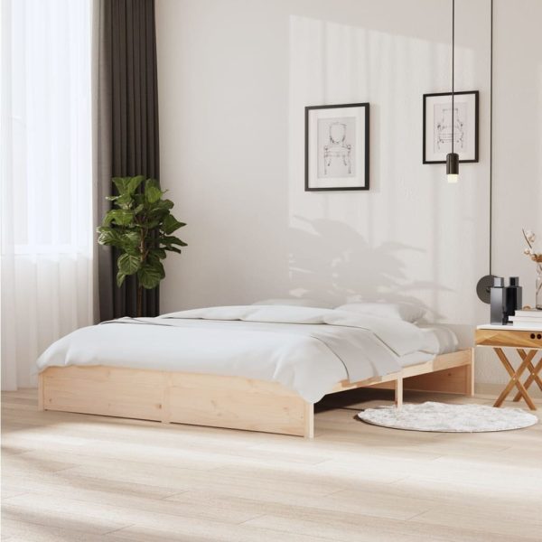 Bed Frame Solid Wood Pine
