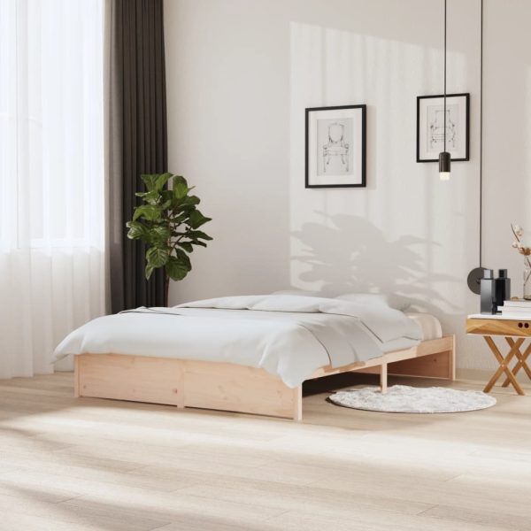 Bed Frame Solid Wood Pine