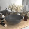 Bathroom Sink Ceramic Matt Round