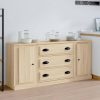 Sideboards 3 pcs Engineered Wood