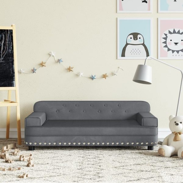 Kids Sofa Velvet