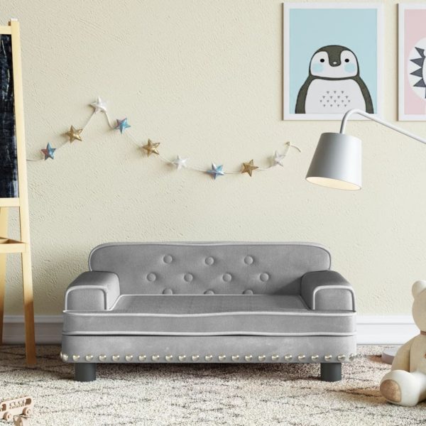 Kids Sofa Velvet