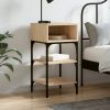 Bedside Table 35×34.5×70 cm Engineered Wood