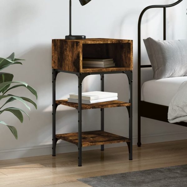 Bedside Table 35×34.5×70 cm Engineered Wood